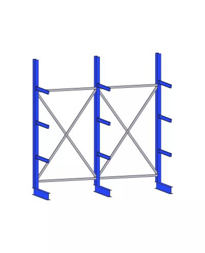 Ulokehylly K60, 3-pylväinen, IPE100x800mm Ulokehylly K60, 3-pylväinen, IPE100x800mm