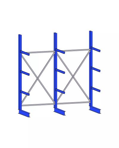 Ulokehylly K60, 3-pylväinen, IPE100x1000mm Ulokehylly K60, 3-pylväinen, IPE100x1000mm