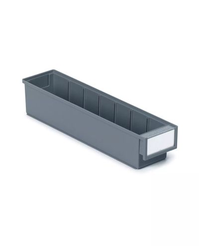 Hyllylaatikko 400x92x82mm, harmaa