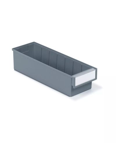 Hyllylaatikko 400x132x100mm, harmaa