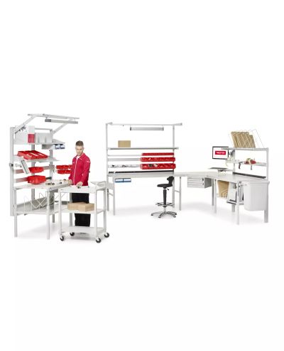 Kevyt työpöytä TP 500 x 1500 mm 150 kg