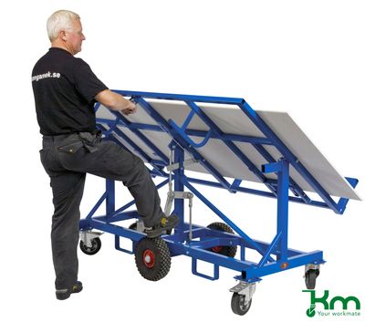 Käännettävä levyvaunu 500 kg