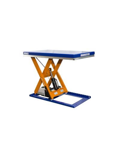 Yksisaksinen T-sarjan nostopöytä 1000 kg tasokoko 1300 x 700 mm