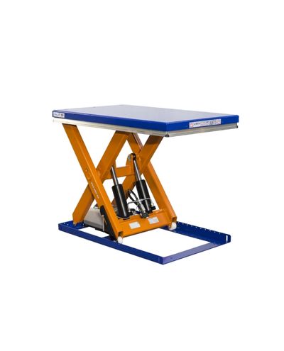 Yksisaksinen T-sarjan nostopöytä 2000 kg tasokoko 1300 x 1000 mm