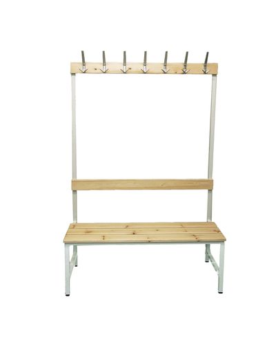 Naulakkopenkki 2-puoleinen 20 koukkua 1500 x 800 x 1700 mm