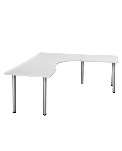 Kulmapöytä Classic 1800x1800mm, valkoinen