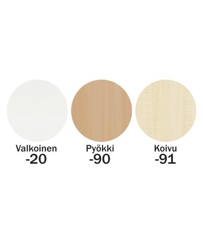 Kulmapöytä Classic 1800x1800mm, valkoinen