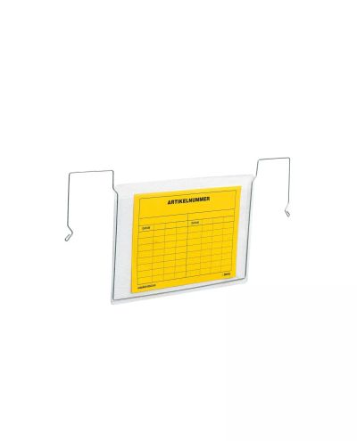 Muovitasku A5 vaaka, metallipidikkeillä, ilman läppää Muovitasku A5 vaaka, metallipidikkeillä, ilman läppää