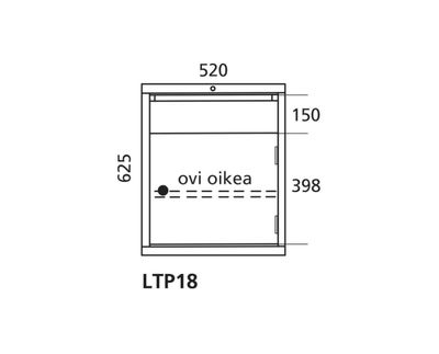 Laatikosto 18 Handy Industrial, laatikot 150 mm, 388 mm Laatikosto 18 Handy Industrial, laatikot 150 mm, 388 mm