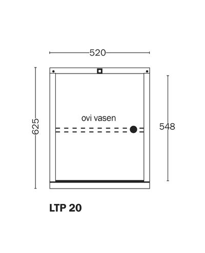 Laatikosto 20 Handy Industrial, laatikko 548 mm