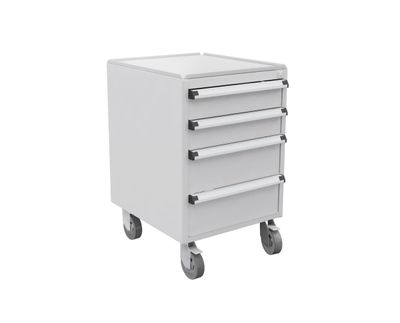 Metallilaatikosto 45/56-2, pyörillä