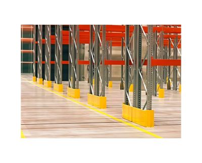 Löögikaitse 2-poolse riiuli otsa jaoks