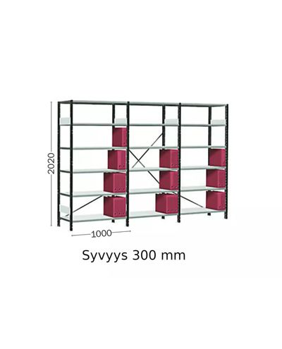 Pientavarahylly 3 jaksoinen