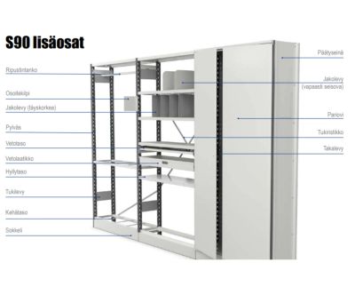 Väike riiul S90 tarvikud