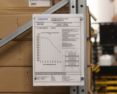 Laadimisplaat P90 kaubaaluste riiulile