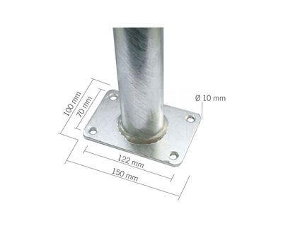 Pollari kinnituspoldid 4 tk