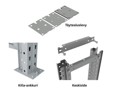 P90 kaubaaluste riiulite paigaldustarvikud