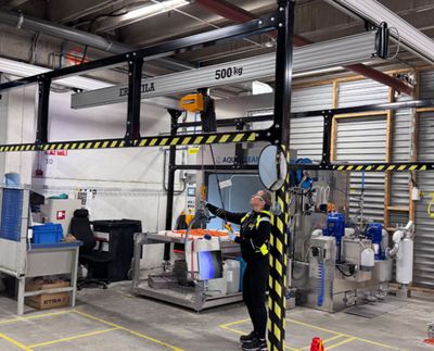 Mobiilne tööplatvormi kraana