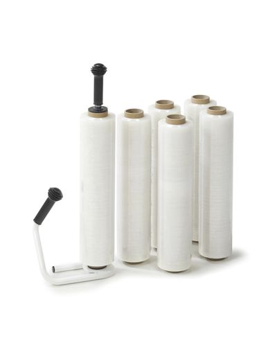 Kiristekalvorullat 6 kpl 1121-500 ja käsikalvolaite  1 kpl 2200-501