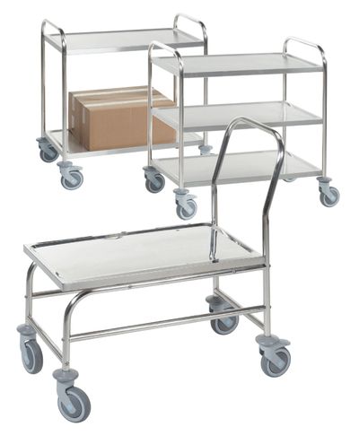 RST hyllyvaunu pyörillä 1-tasoinen 880 x 500 x 965 mm