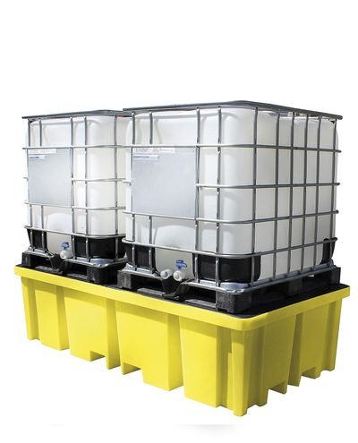 Valuma-allas kahdelle IBC-kontille 1150 l