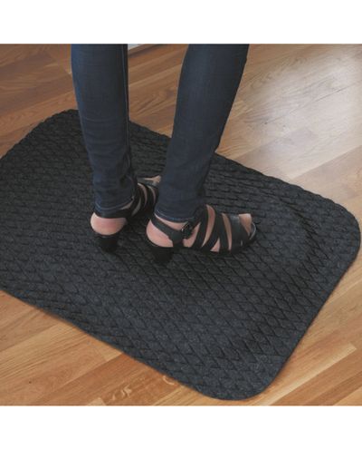 Työpistematto Yoga Fashion harmaa 580 x 810 mm
